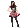 DEGUISEMENT ROBE SQUELETTE DAY OF THE DEAD TAILLE S
