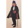 DEGUISEMENT COMTE DRACULA GILET BRILLANT TAILLE 54