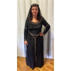 DEGUISEMENT BLACK PRINCESSE MEDIEVALE TAILLE 40-42