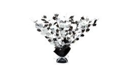 CENTRE DE TABLE REMISE DES DIPLOMES ARGENT ET NOIR