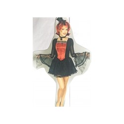 DEGUISEMENT SORCIERE AUX ARAIGNEES TAILLE 44/46