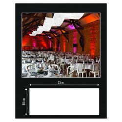 TENTURE BLANCHE 80 CM X 25 M