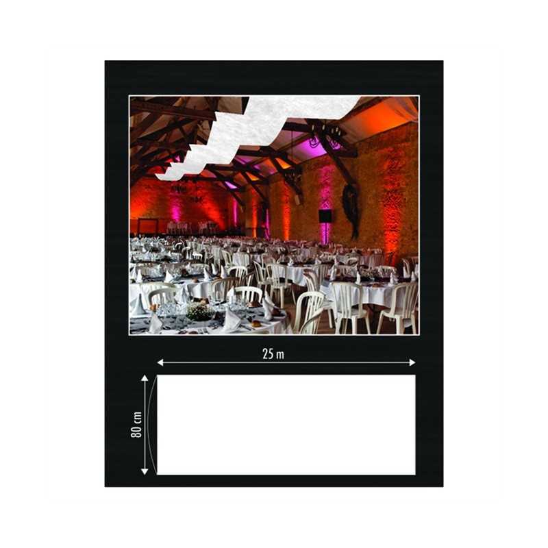 TENTURE BLANCHE 80 CM X 25 M