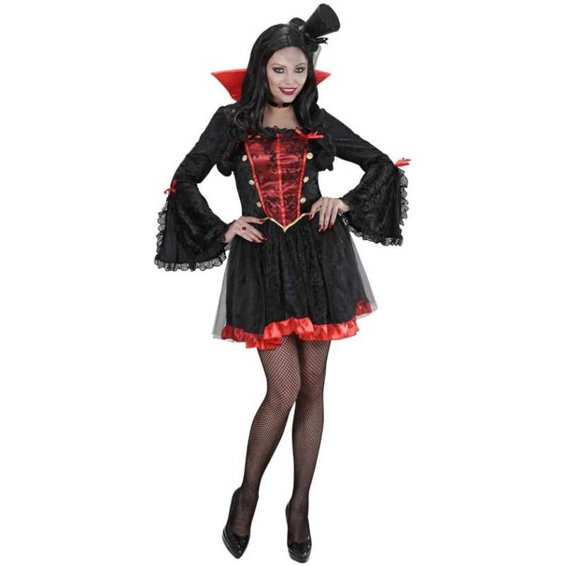 DEGUISEMENT VAMPIRESSE COURTE TAILLE S