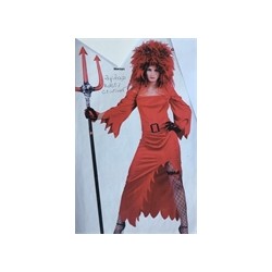 DEGUISEMENT ROBE DIABLESSE TAILLE 44/46