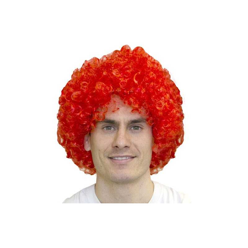 PERRUQUE POP ROUGE SUPER LUXE 125 G