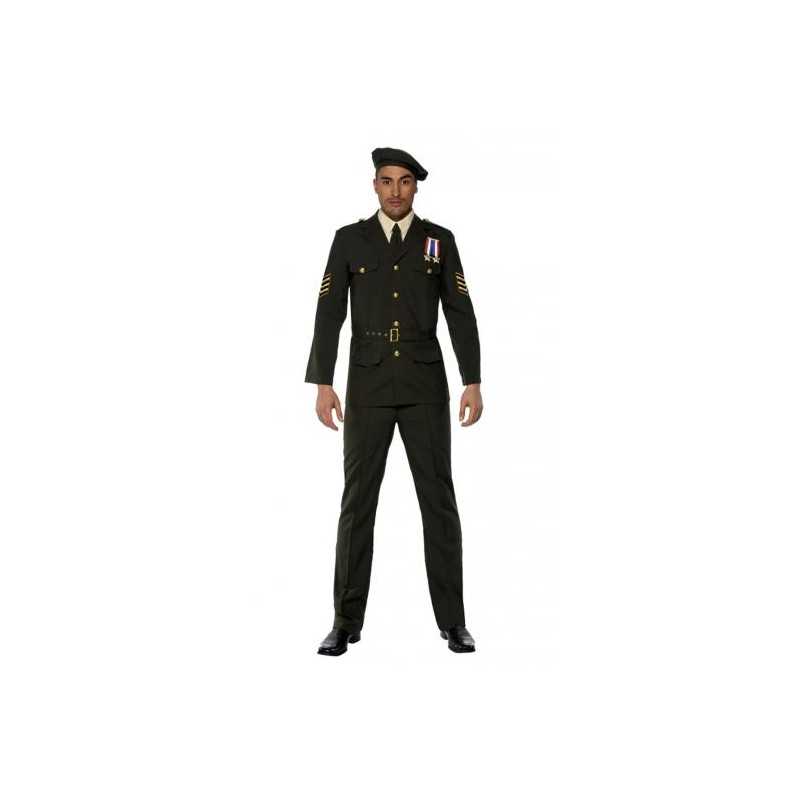 DEGUISEMENT OFFICIER MILITAIRE HOMME TAILLE M