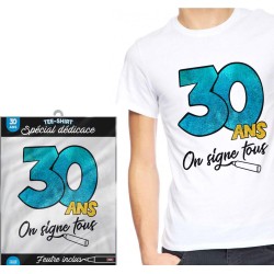 T-SHIRT DEDICACE 30 ANS