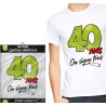 T-SHIRT DEDICACE 40 ANS