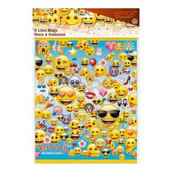 SAC A BONBONS EMOJI SMILEY PAR 8