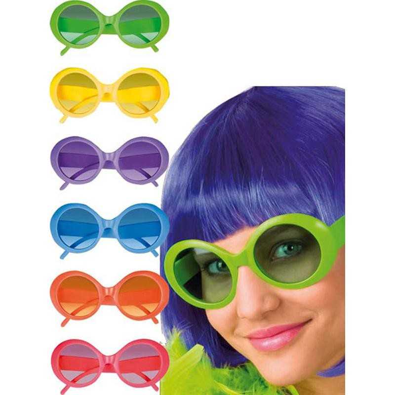 LUNETTES RONDES JACKIE COULEURS FLUO ASSORTIES