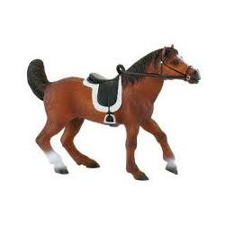 FIGURINE CHEVAL MARRON 10 X 13.5 CM