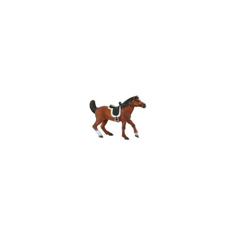 FIGURINE CHEVAL MARRON 10 X 13.5 CM