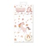 6 SACHETS DE FETE LICORNE EN PAPIER + 6 STICKERS