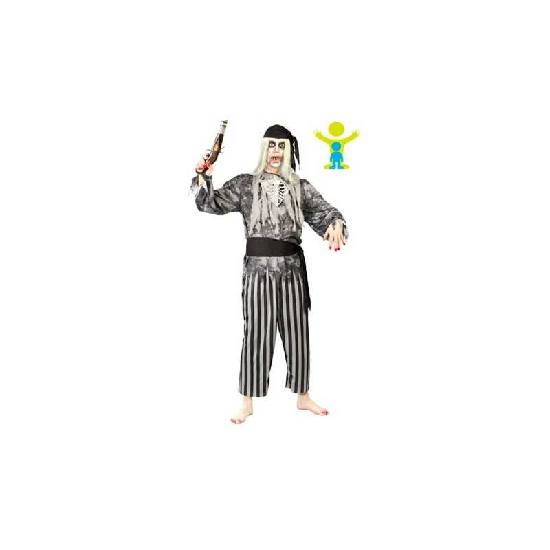 DEGUISEMENT PIRATE ZOMBI TAILLE UNIQUE
