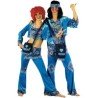 DEGUISEMENT HIPPY BLEU TAILLE 44