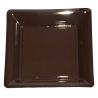 12 ASSIETTES PM CARREES CHOCOLAT