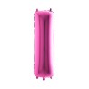 BALLON LETTRE I FUSHIA 35 CM