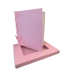 LIVRE D'OR PM ROSE 21,5 X 26,5 CM