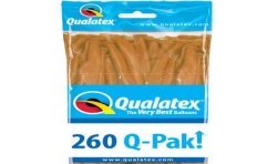 50 BALLONS A MODELER 260 Q-PACK MOCHA BROWN 