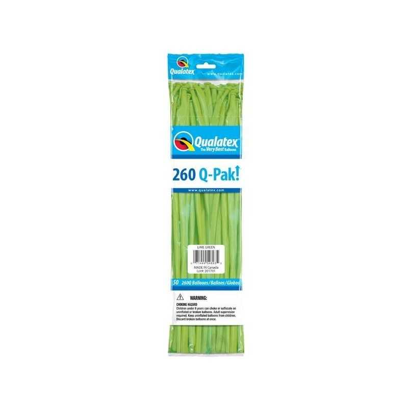 50 BALLONS A MODELER 260 Q-PACK VERT