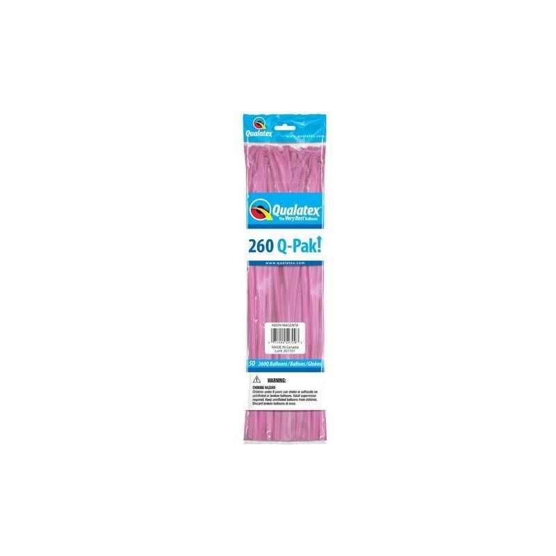 50 BALLONS A MODELER 260 Q-PACK ROSE
