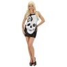 DEGUISEMENT ROBE PAILLETEE SQUELETTE TAILLE L