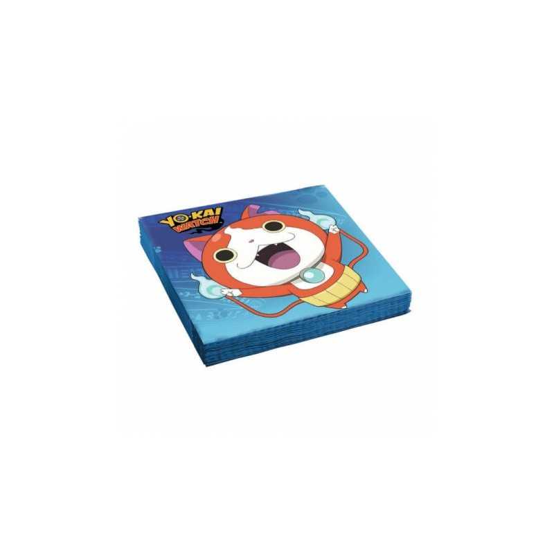 20 SERVIETTES YO-KAI WATCH 33 X 33 CM