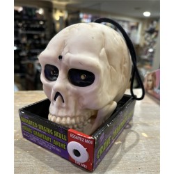 TETE DE MORT CHANTANTE A SUSPENDRE