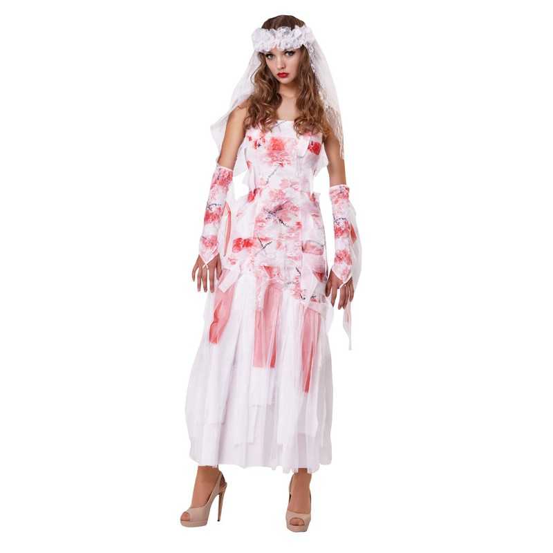 DEGUISEMENT MARIEE ENSANGLANTEE TAILLE M