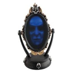 DECORATION HALLOWEEN MIROIR HANTE SONORE ET LUMINEUX 43 CM