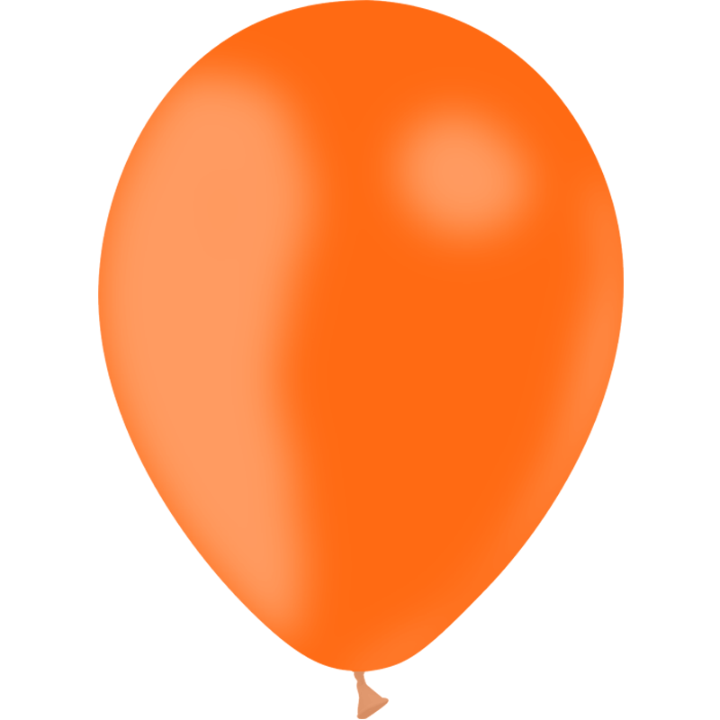 50 BALLONS BALLOONIA ORANGE 28 CM