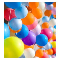 100 BALLONS BALLOONIA 28CM STD COULEURS ASSORTIES