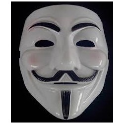 MASQUE ANONYMOUS VENDETTA EN PLASTIQUE RIGIDE