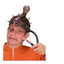 CASQUE MOUSSE EVA ELECTROCHOC AVEC AMPOULE SON ET LUMIERE