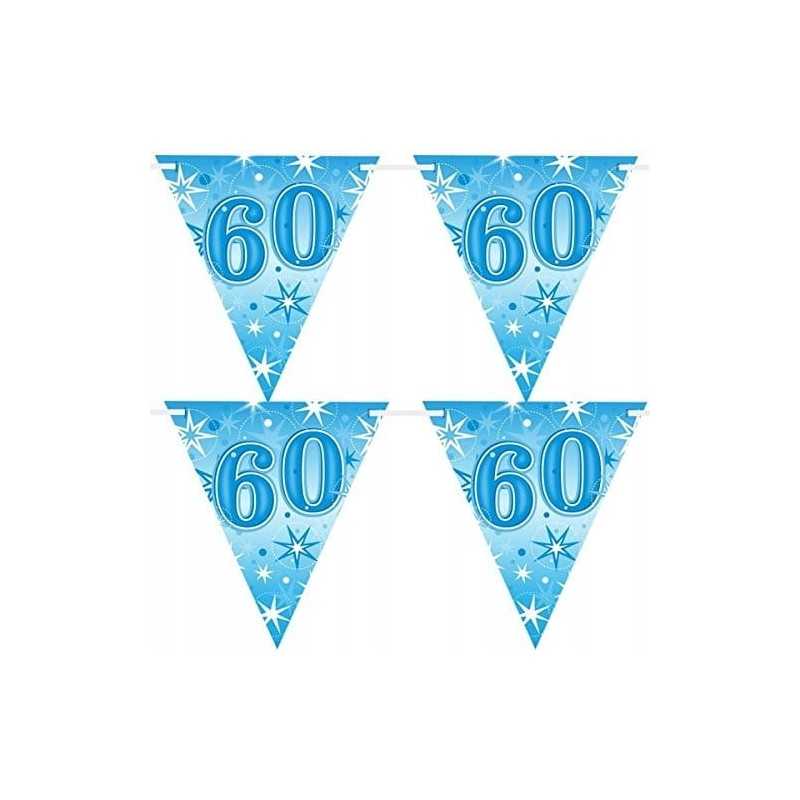GUIRLANDE BLEU 60 ANS