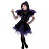 DEGUISEMENT GOTHIQUE CHAUVE SOURIS ROBE TAILLE 10 ANS