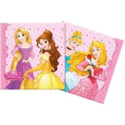 20 SERVIETTES PRINCESSES