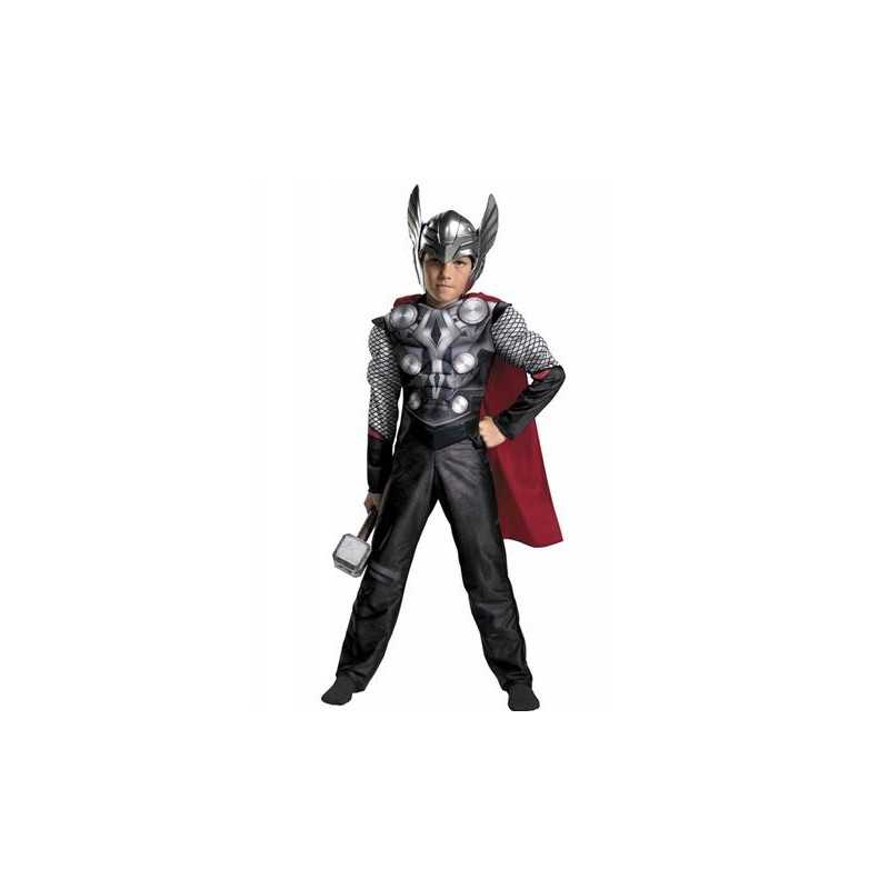 DEGUISEMENT THOR MASQUE RIGIDE TAILLE 12 ANS