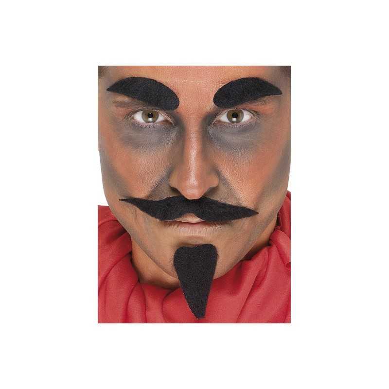 MOUSTACHE BARBE CACHE SOURCILS DIABLE