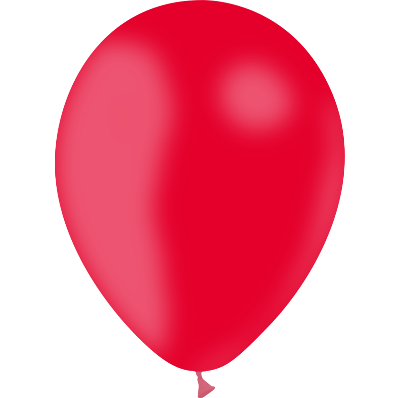 50 BALLONS BALLOONIA ROUGE 28 CM