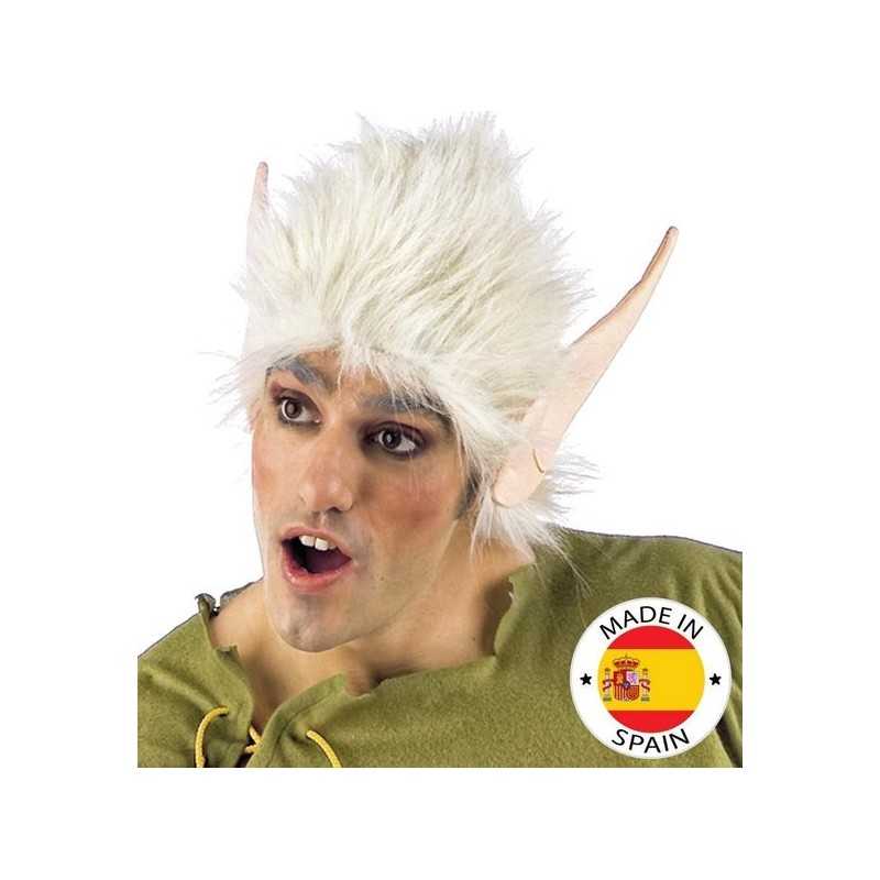 PERRUQUE BLANCHE ET OREILLES ELF