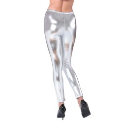 LEGGINGS ARGENT TAILLE S-M