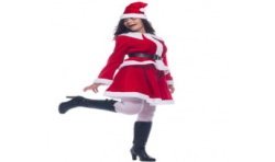 DEGUISEMENT MISS SANTA FANCY VELOUR TAILLE 36/38