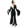 DEGUISEMENT CRUELLA ROBE VELOUR NOIRE TAILLE 38/40