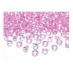 CONFETTIS DE TABLE DIAMANT ROSE