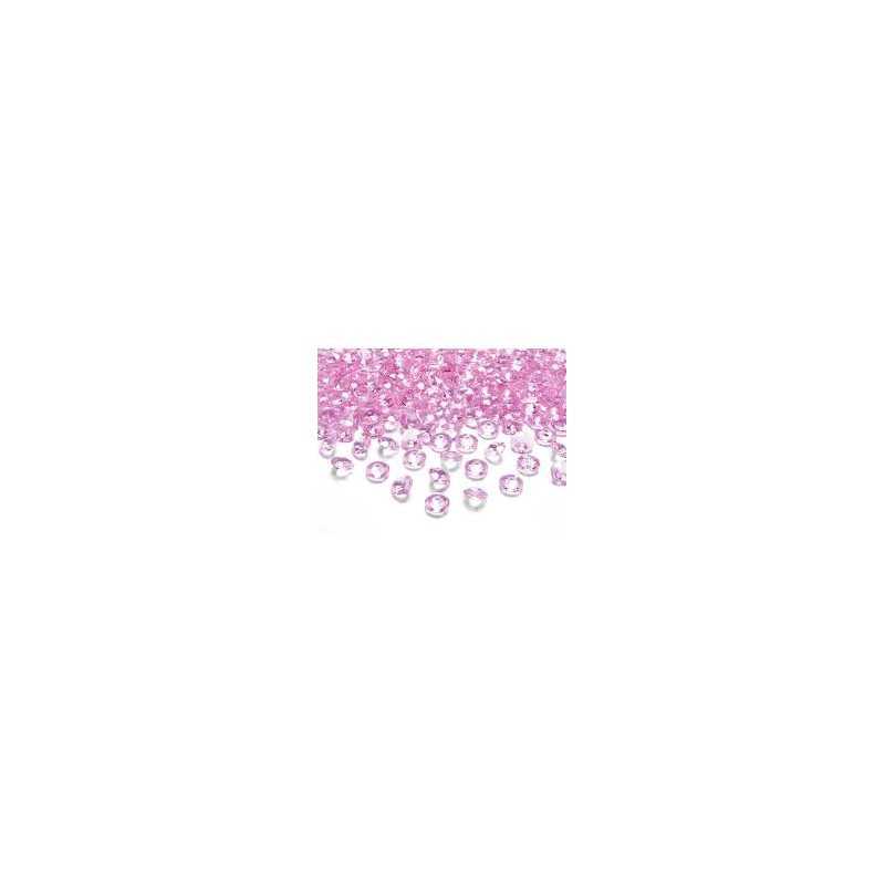 CONFETTIS DE TABLE DIAMANT ROSE