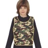 GILET PARE BALLES MILITAIRE CAMOUFLAGE ENFANT