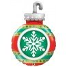 BALLON METALLIQUE BOULE DE NOEL 89 CM