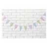 GUIRLANDE PAVILLONS DE 14 CM PASTEL 1,35 M 